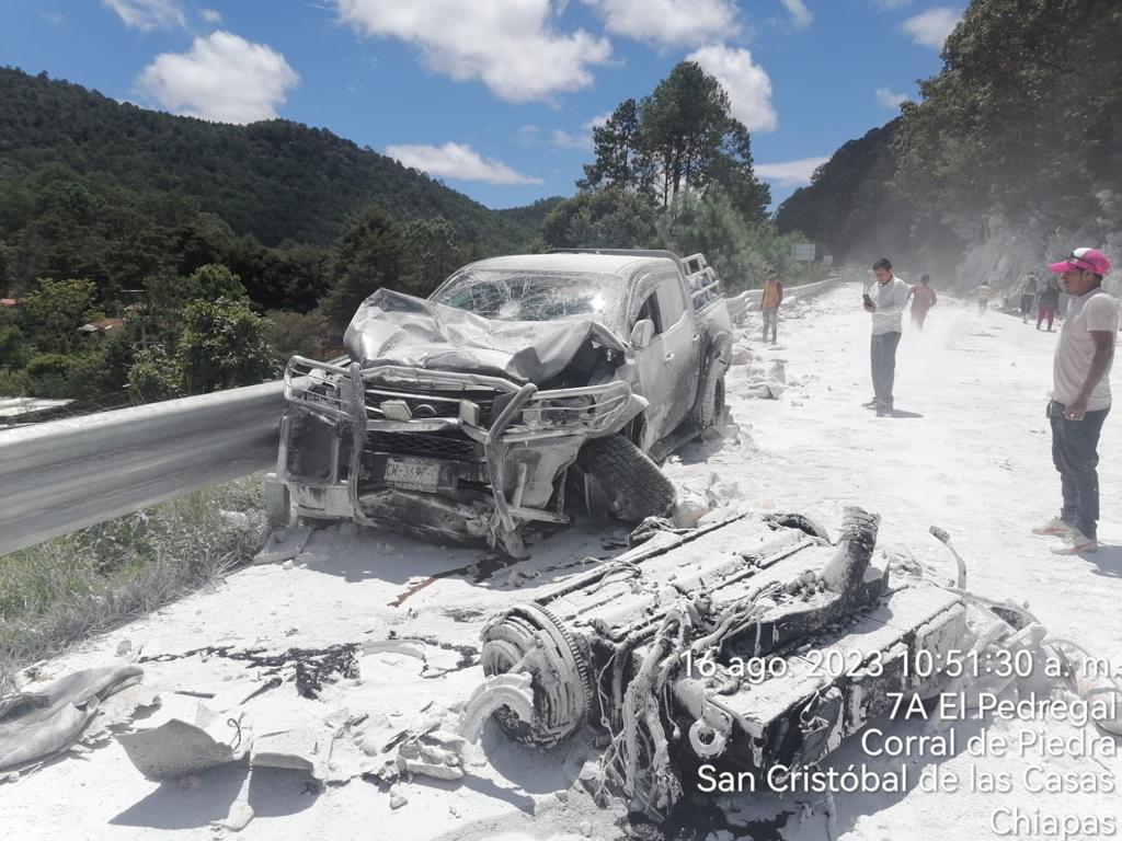 Se brinda atención durante accidente en el tramo San Cristóbal de Las Casas-Rancho  Nuevo | Cintalapanecos.com | Noticias