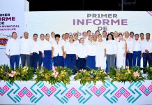 En Jiquipilas, Yaneth Chiu; rindió su Primer Informe de Trabajo Institucional