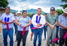 Inauguración de obra en el ejido Guadalupe Victoria