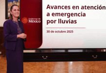 El Gobierno de México respalda a comunidades afectadas por lluvias; más de 90 mil familias recibieron primer apoyo: Presidenta Claudia Sheinbaum