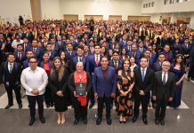 Eduardo Ramírez celebra graduación de más de 300 profesionales de la Escuela Nacional de Protección Civil