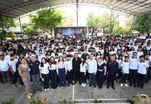 Eduardo Ramírez entrega mobiliario e insumos al Cobach y fortalece infraestructura educativa en el Cebech
