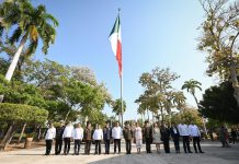 Eduardo Ramírez asiste a conmemoración del CXIII Aniversario del Ejército Mexicano