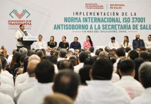 Eduardo Ramírez presenta implementación de la Norma Internacional ISO 37001 Antisoborno en la Secretaría de Salud
